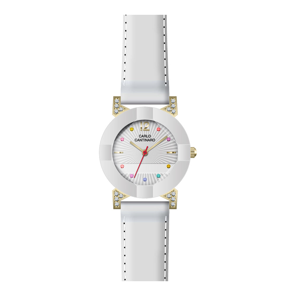 Carlo Cantinaro Éclat CC3025 — Or et blanc