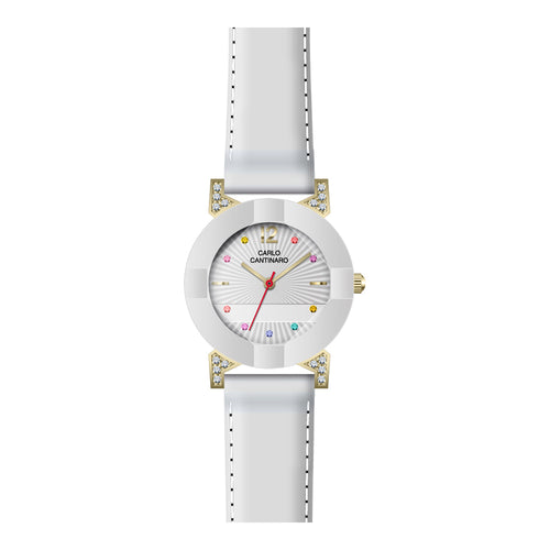 Carlo Cantinaro Éclat CC3025 — Or et blanc