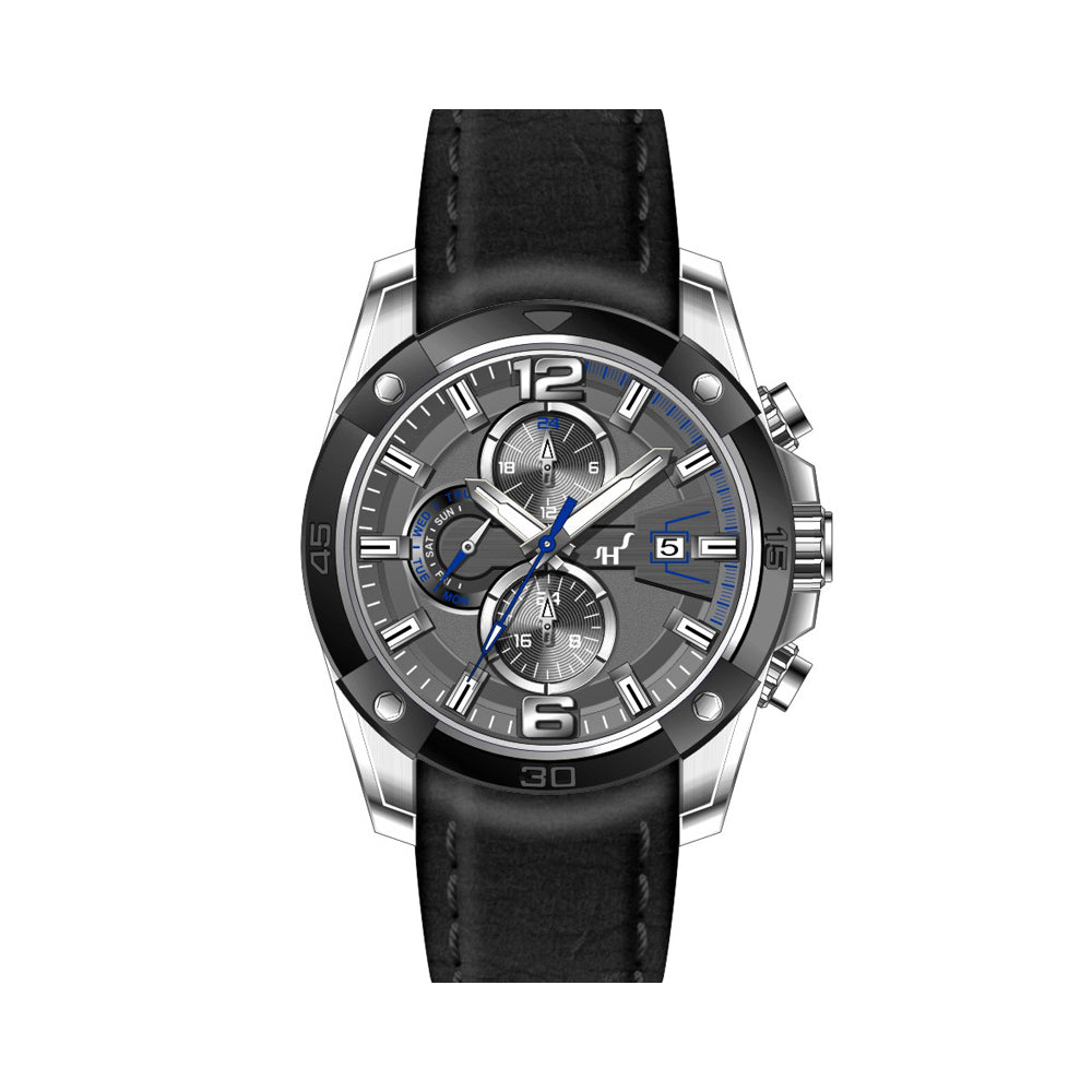 Heinrichssohn Halifax HS1012F — Dual Time bleu