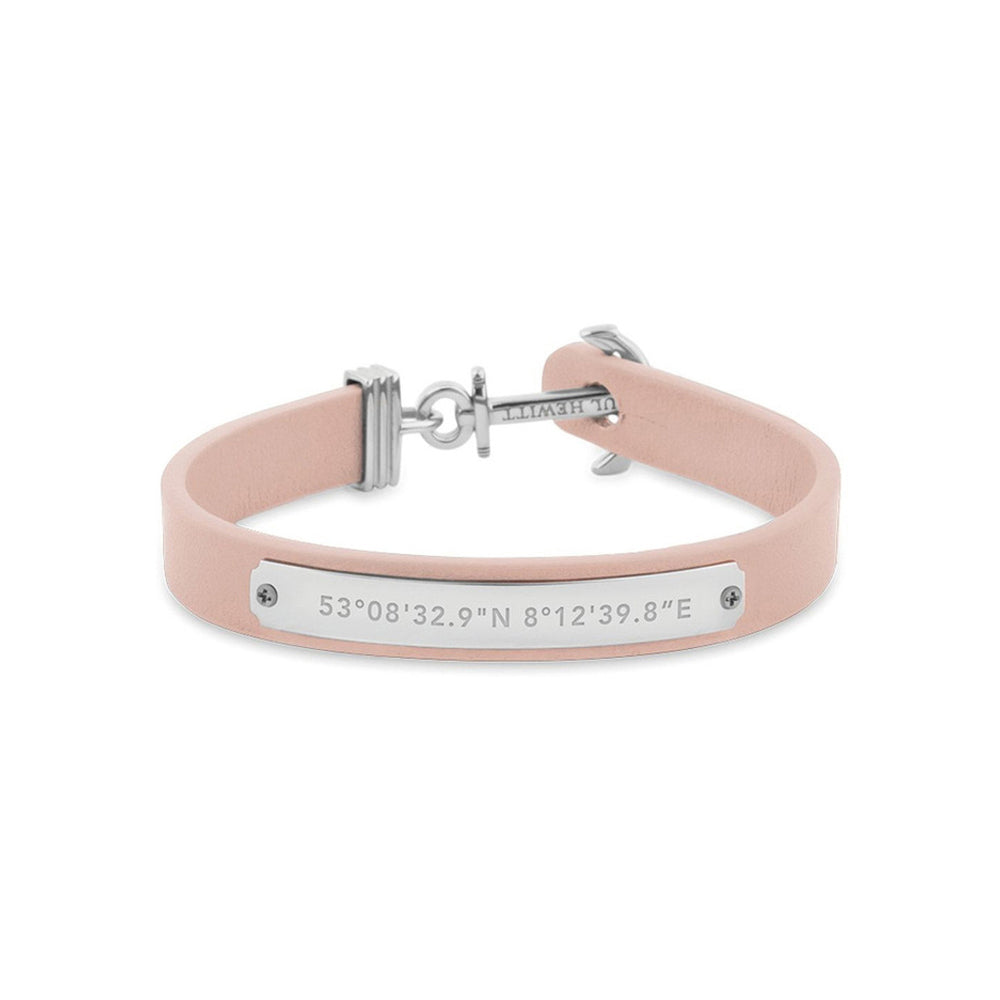 Paul Hewitt bracelet femme cuir rose