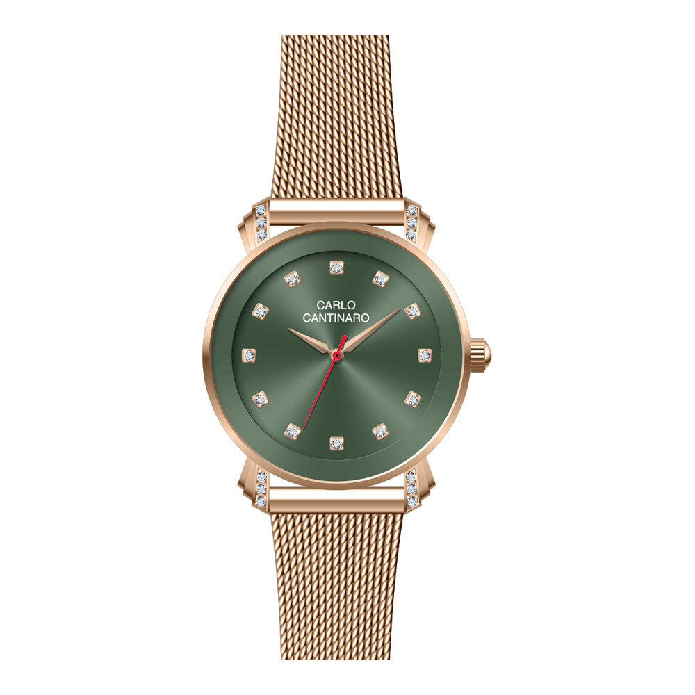 Carlo Cantinaro Émeraude CC3013 — Montre femme