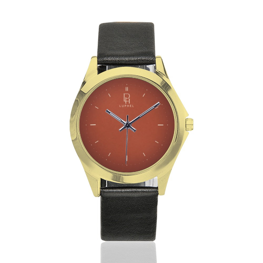 Luphel Sienne — Montre unisexe aux tons chaleureux