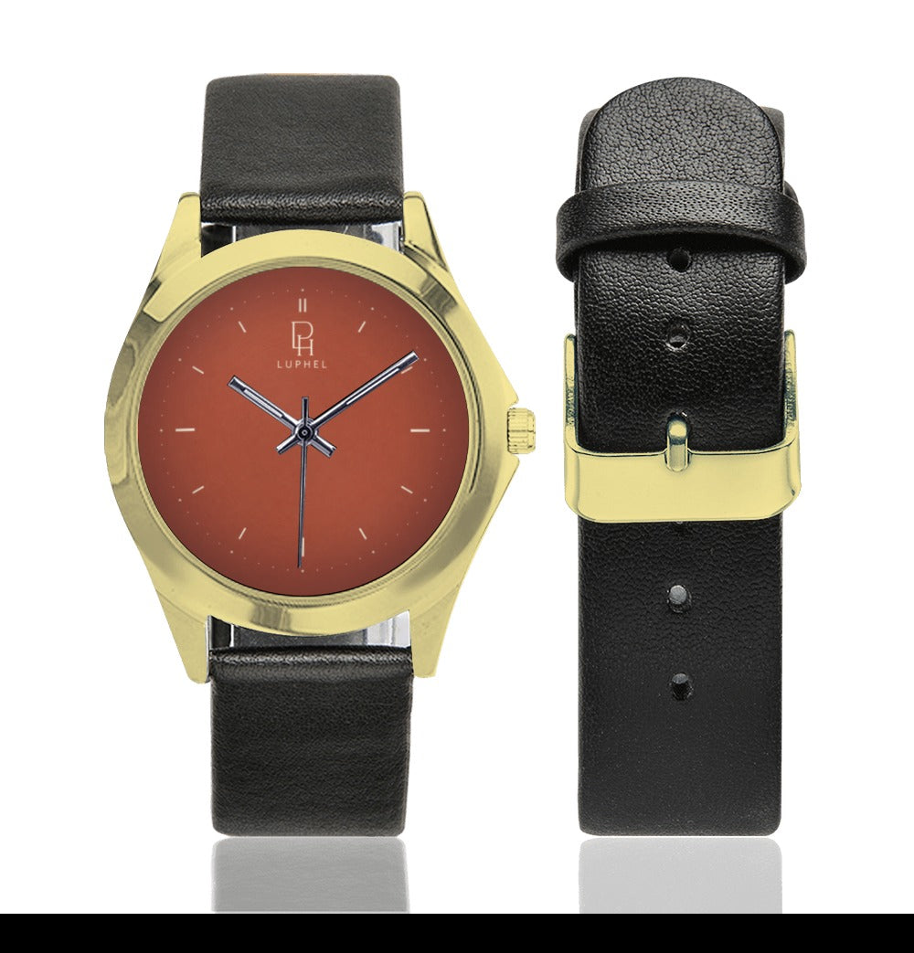 Luphel Sienne — Montre unisexe aux tons chaleureux